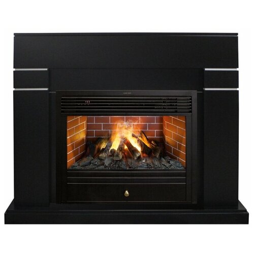 Электрокамин RealFlame Lindelse 26 BL с Novara 26 3D электрический электрический камин realflame lindelse 26 helios 26 3d 2 квт 123 см 100 см 39 см белый 38 м³