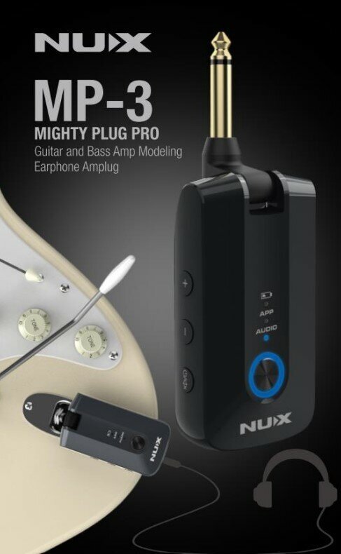 MP-3 Mighty-Plug Pro Моделирующий усилитель для наушников, Nux Cherub