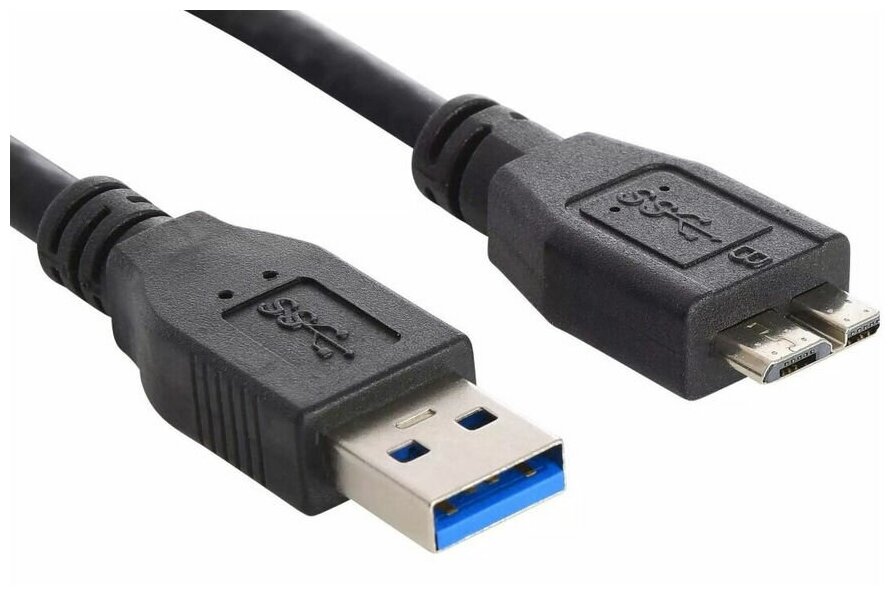 Кабель USB3.0 Buro MK30-AM-1.5, micro USB 3.0 B (m) - USB A(m), 1.5м, черный