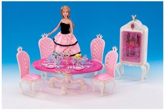 Игровой набор мебели "Обеденный стол принцессы" (кукла не вх. в компл.) (Арт. 1417381)