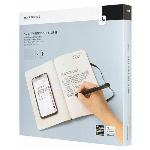 фото Набор smart writing moleskine swsa (блокнот paper tablet/ ручка smart pen+ ellipse)