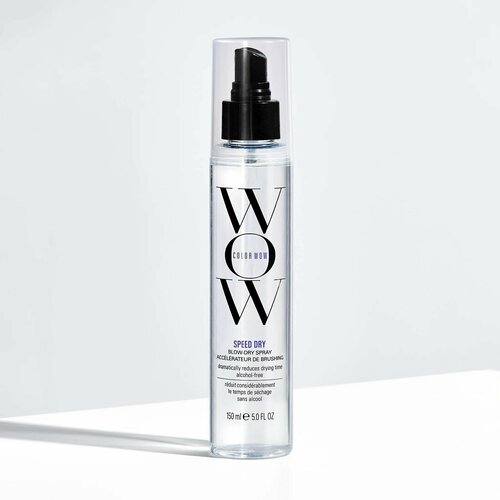 Термозащитный спрей для укладки и придания блеска волосам COLOR WOW Speed Dry blow-dry spray 150ml