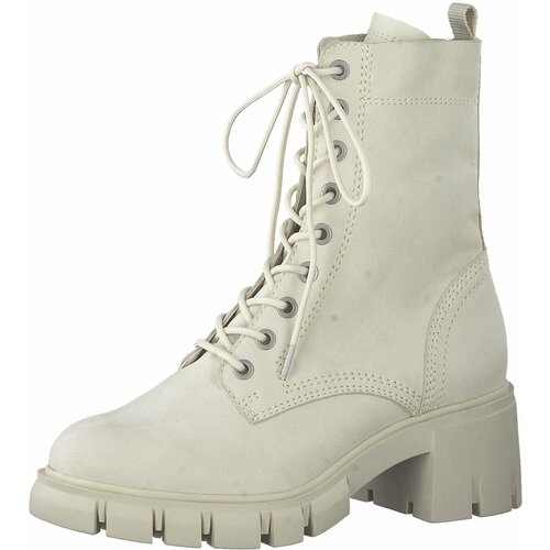 фото Ботинки tamaris, демисезонные,натуральная кожа, размер 39, бежевый