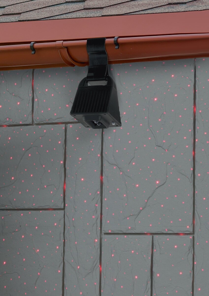 ЭРА ERAFS024-06 ЭРА Подвесной светильник с лазерной проекцией красные точки, на солн. бат,3LED,3 lm (24/