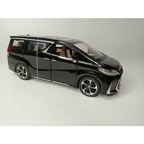 Модель автомобиля Lexus LM 300h коллекционная металлическая игрушка масштаб 1:24 черный