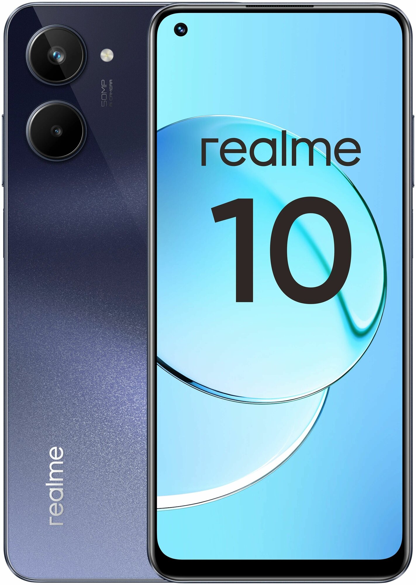 Смартфон realme 10 8/256 ГБ RU, черный