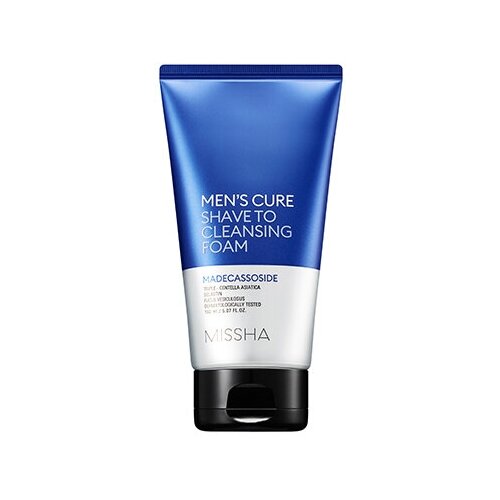 Мужская пенка для бритья и умывания MIssha Men's Cure Shave To Cleansing Foam, 150 мл.