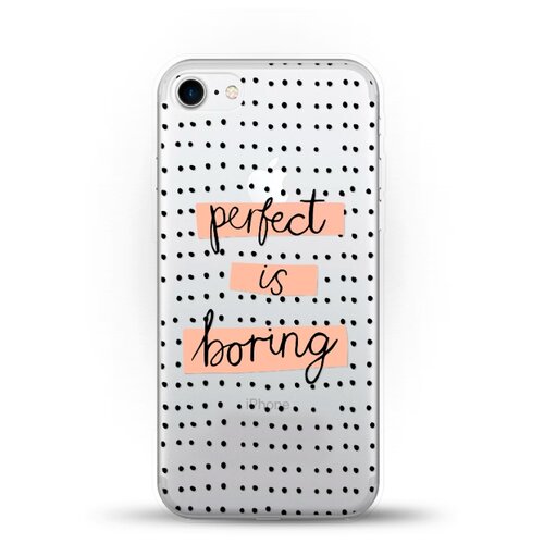 фото Силиконовый чехол boring perfect на apple iphone se (2020) andy & paul