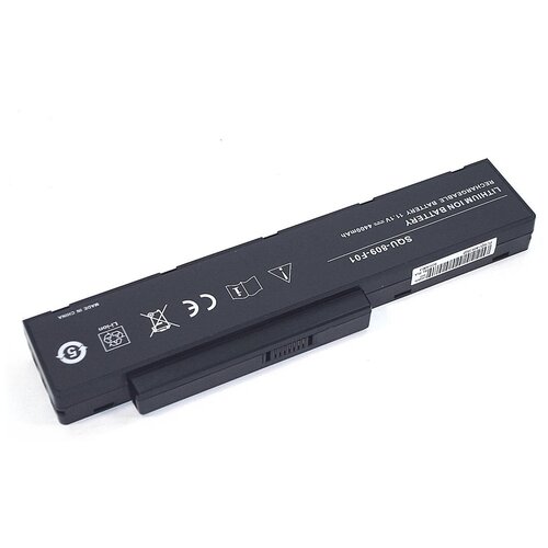 Аккумуляторная батарея для ноутбука Fujitsu Siemens Amilo Li3710 11.1V 4400mAh SQU-809 OEM черная аккумуляторная батарея для ноутбука fujitsu lifebook fmvnbp229 10 8v 4400mah bp229 3s2p oem черная