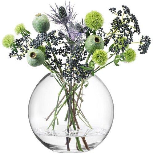 Интерьерная ваза Alegria 189x189 мм сосуд для создания уютной атмосферы в доме универсальное кашпо для цветочных и фруктовых композиций материал для реализации вашей дизайнерской задумки 1431₽