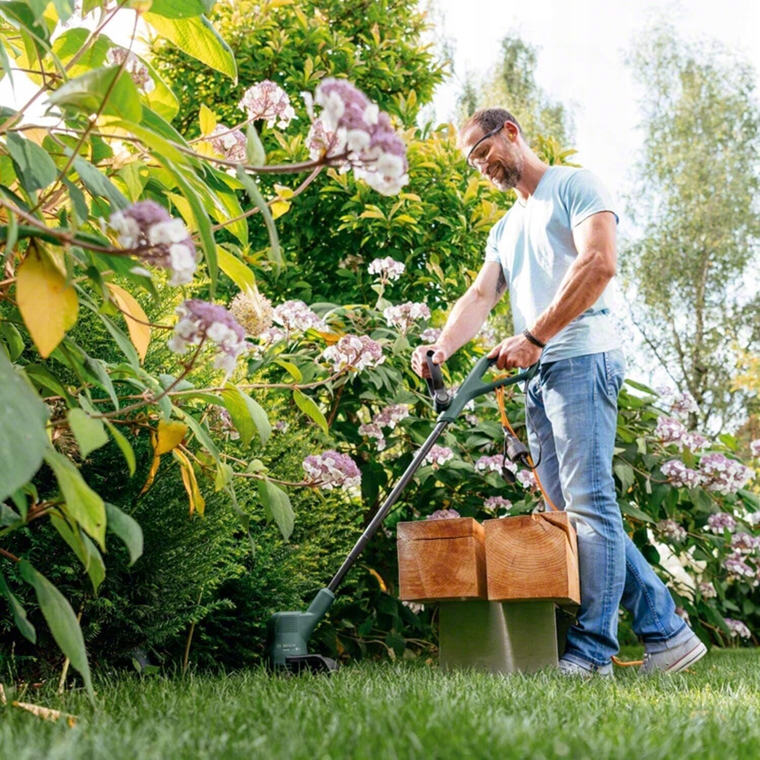 Триммер электрический BOSCH EasyGrassCut 23, разборная штанга [06008c1h00] - фото №9