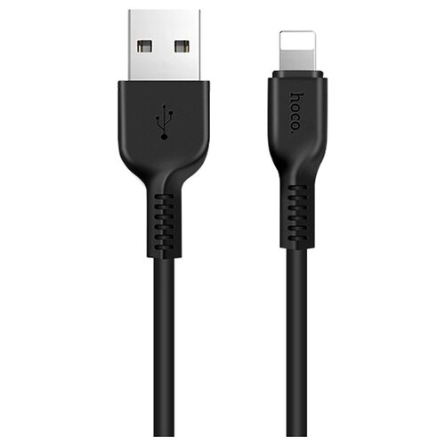 Кабель USB hoco X20 / разъем юсб / lightning лайтинг/ 1 метр / черный