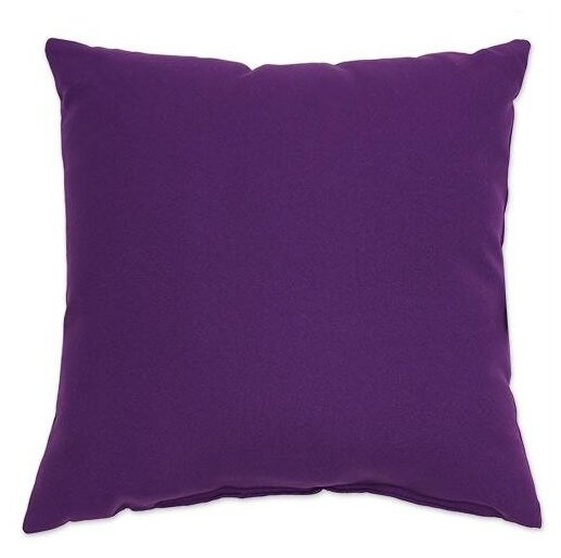 фото Подушка декоративная однотонная, габардин; Фиолетовый