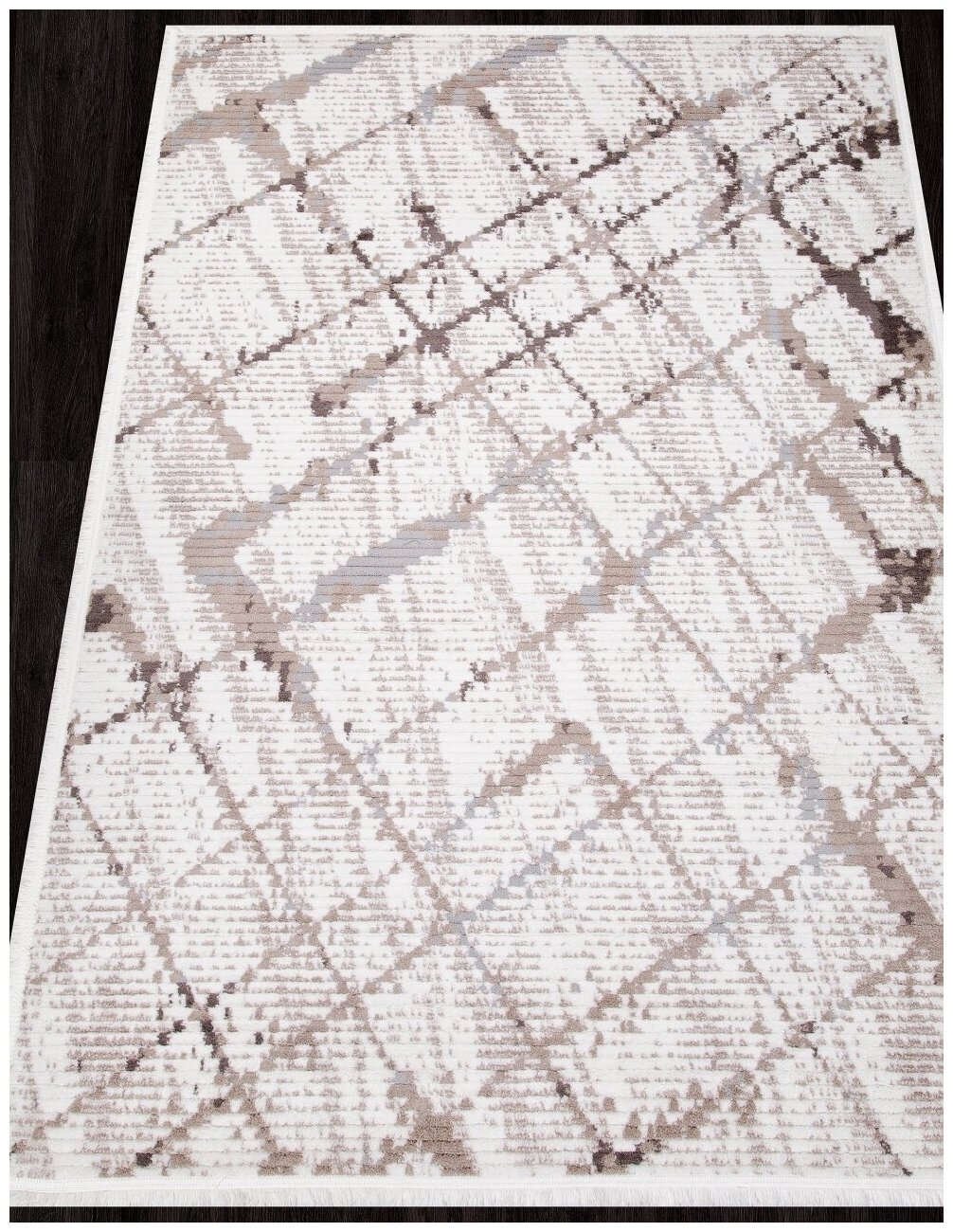 Ковер A959AF - P. WHITE / L. BEIGE - Прямоугольник - коллекция JOLI 2.00x2.90 - фотография № 1