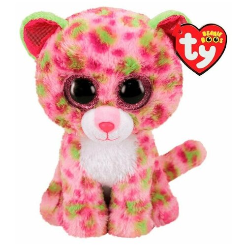 Мягкая игрушка TY Beanie Boo's Розовый Леопард Laines 15 см (36312)