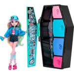 Кукла Monster High Lagoona Blue ( Лагуна Блю) Skulltimate Secrets со шкафчиком и 19 сюрпризами - изображение