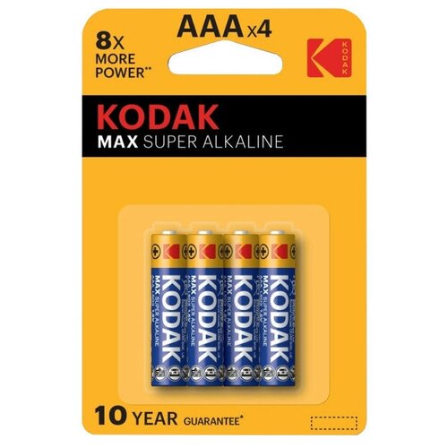 Батарейка Kodak AAA LR03 мизинчиковая 4 шт батарейка мизинчиковая smurtbuy lr03 2 sh