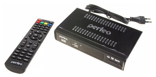 Приставка DVB-T2/C Perfeo "LEADER" для цифр. TV, Wi-Fi, IPTV, HDMI, 2 USB, DolbyDigital, пульт ДУ