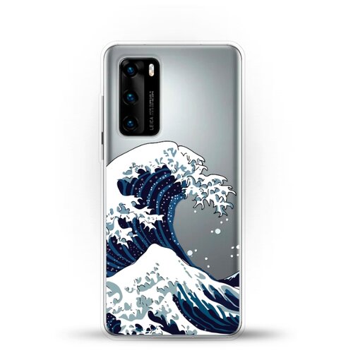 фото Силиконовый чехол волна на huawei p40 andy & paul