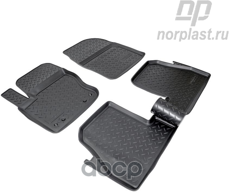 Коврики В Салон Полиуретан Norplast Ford Focus Iii, 2011-2015 Черный Комплект Npl-Po-22-18 Ford Focus Iii (2011-2015) NORPLAS.