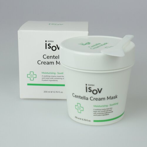 Isov Sorex Крем-Маска, борющаяся с сухостью, шелушением и обезвоживанием кожи Centella Cream Mask 200 мл
