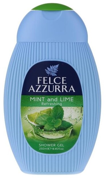 Гель для душа Felce Azzurra Mint and Lime, 250 мл