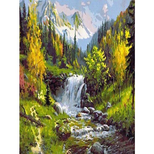 Картина по номерам Бурный поток 40х50 см Hobby Home картина по номерам горный поток 40х50 см