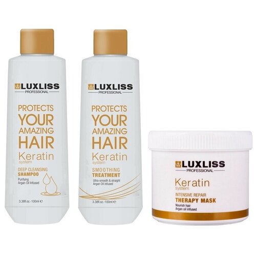 Набор кератин для волос для всех типов Extra Effect Luxliss 100 мл