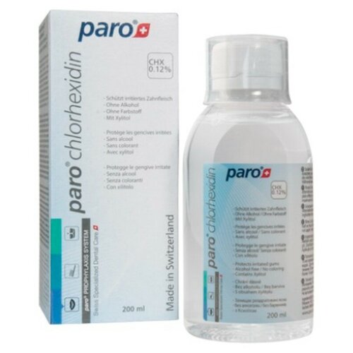 Ополаскиватель Paro Chlorhexidine с хлоргексидином 0,12%, 200 мл