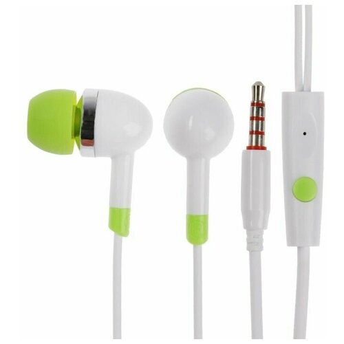 Наушники Blast BAH-255 Mobile вакуумные микрофон управление 32 Ом 35 мм 12м белые 516₽