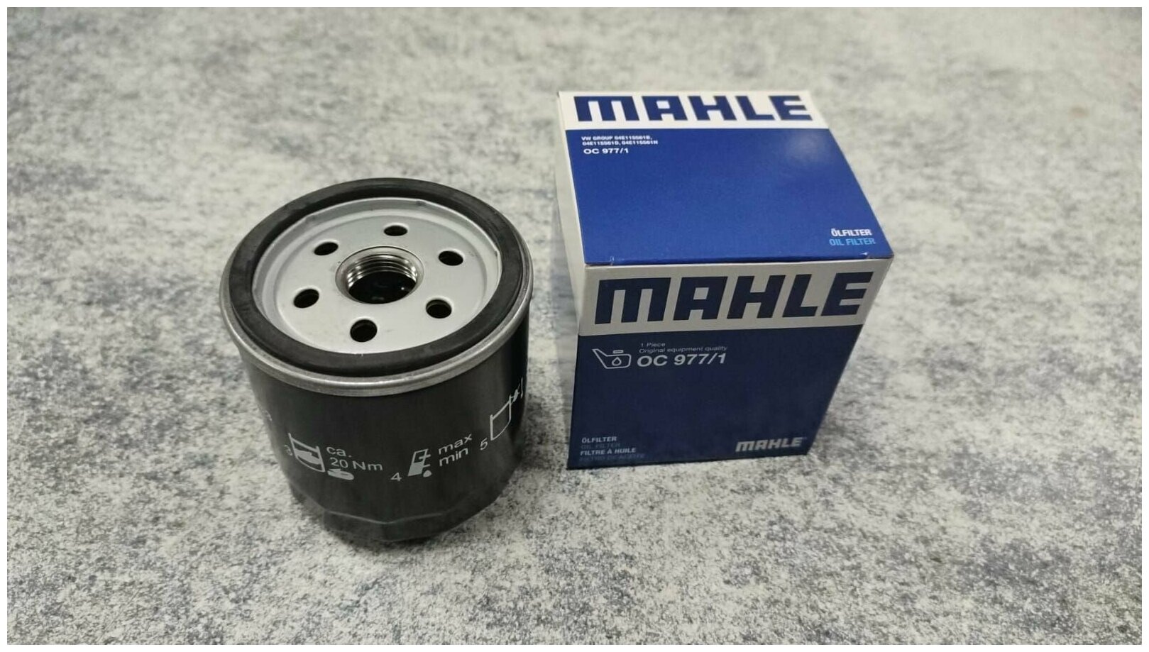 Масляный фильтр MAHLE OC 977/1