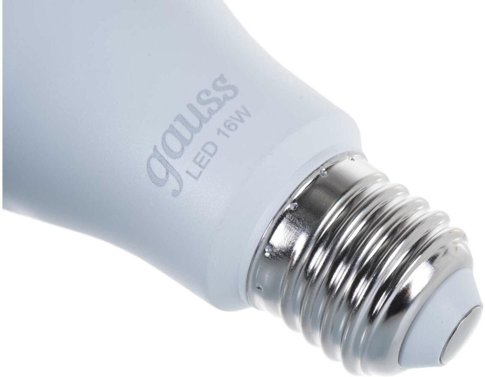 Лампочка Gauss LED A60 16W Е27 3000K 1380lm - фотография № 8