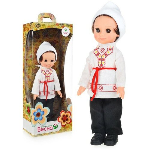 кукла в национальном костюме лада 26 см Мальчик в чувашском костюме В3916