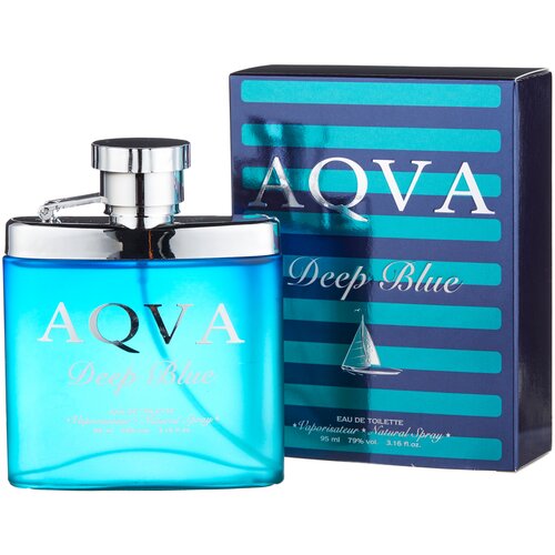 Парфюмерия XXI века Мужской Aqva Deep Blue Туалетная вода (edt) 95мл дип блю ролл он deep blue roll on doterra эфирное масло