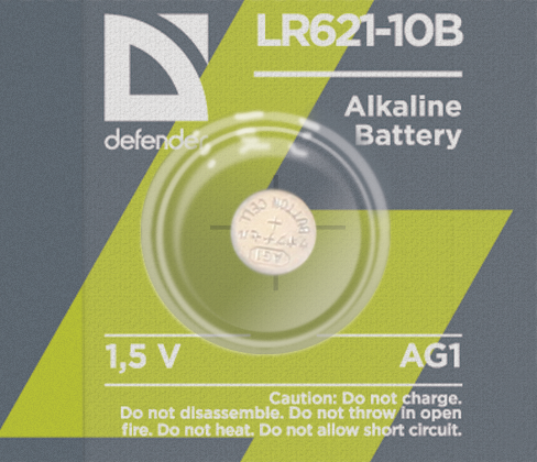 Батарейки Defender LR621-10B AG1 10 шт 56301 - фото №2