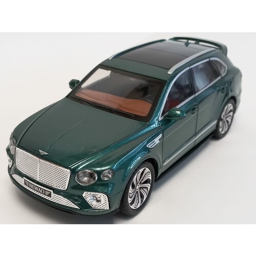 Машинка Bentley Bentayga металлическая с клаксоном, звездным небом на потолке, 1:24, свет, звук машинка play smart bentley bentayga 6528 1 50 10 см разноцветный