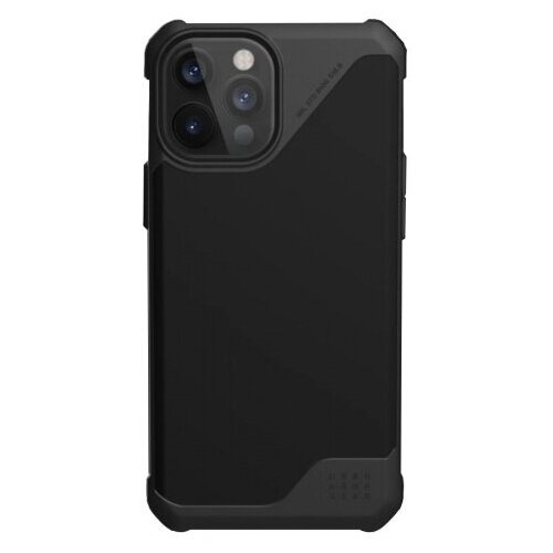 фото Чехол uag metropolis lt кожа для iphone 12 pro max 6.7" черный (black) pitaka