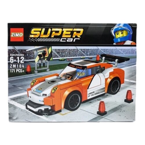 Конструктор China bricks zm104 Porsche 911 GT, из серии Машины, Спид чемпионс