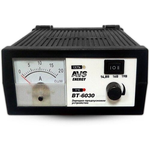 A78866S Зарядное устройство для автомобильного аккумулятора AVS BT-6030 (20A) 12V