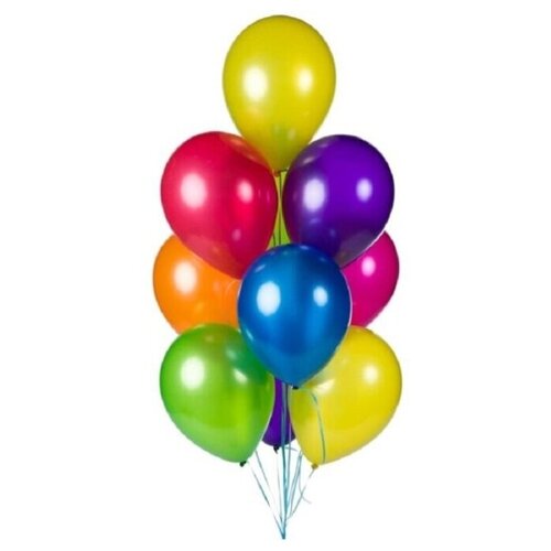 фото Набор воздушных шариков - ассорти "металлик" (20 шт. 30 см.) волшебный мир