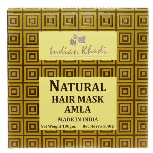 Натуральная маска для волос (hair mask) Амла Indian Khadi | Индиан Кади 100г