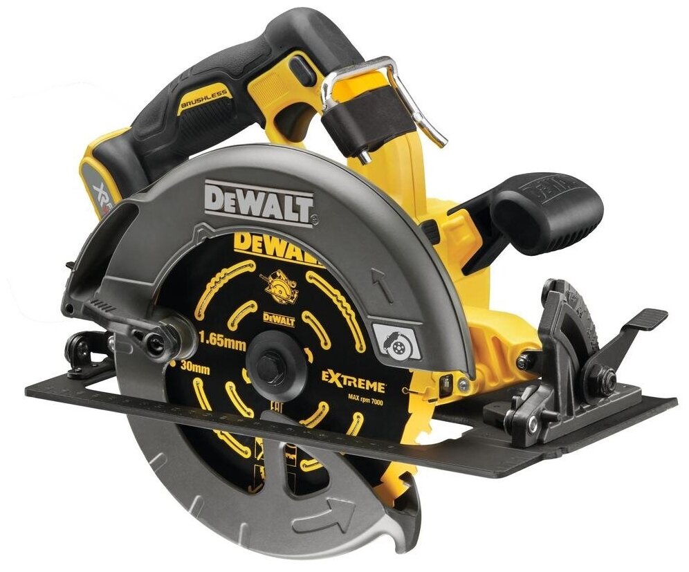 Аккумуляторная дисковая ручная пила DEWALT FlexVolt DCS578NT, кейс TSTAK, без АКБ и ЗУ - фото №12