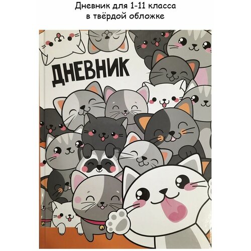 Школьный дневник для учащихся 1-11 классов в твердой обложке