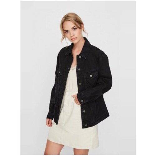 фото Vero moda, куртка женская, цвет: черный, размер: xs