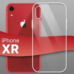 Ультратонкий силиконовый чехол для Apple iPhone XR / Премиум накладка для смартфона Эпл Айфон ХР с защитой камеры (Прозрачный) - изображение