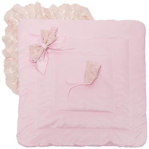 фото Розовый весенний комплект на выписку для девочки luxury baby