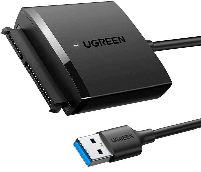 Кабель Ugreen CM257 USB 3.0 - SATA (0,5 метра) чёрный (60561)