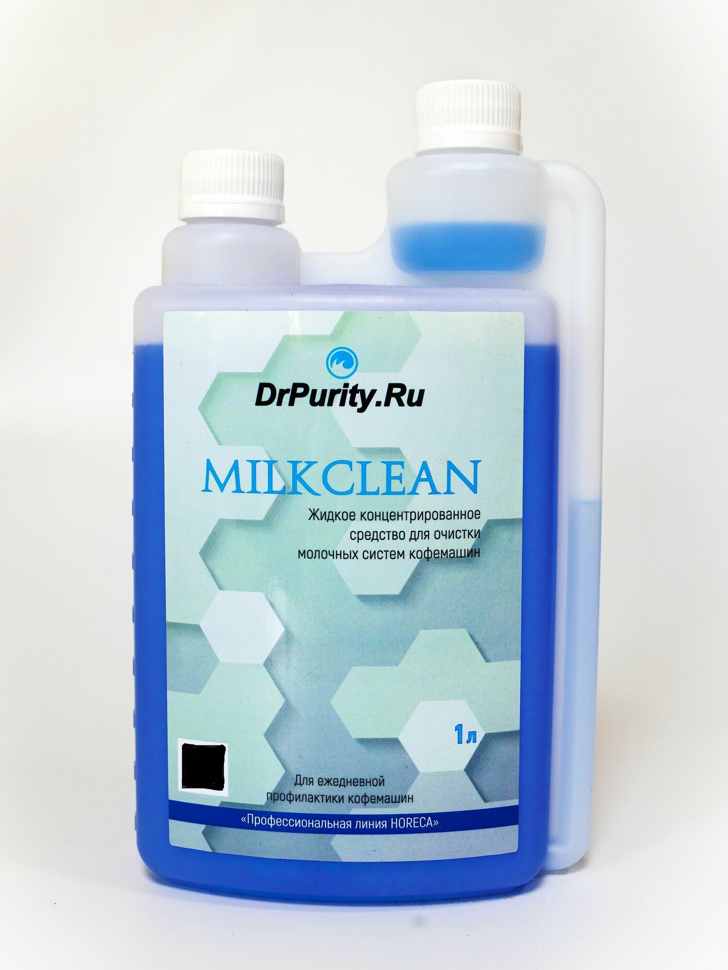 Жидкость для промывки молочных систем кофемашин DrPurity MilkСlean 1 л для очистки капучинатора