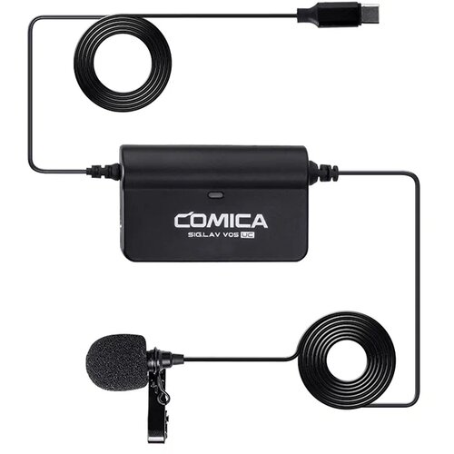 Микрофон проводной Comica CVM-SIG.LAV V05 UC USB Type-C, разъем: USB Type-C, черный