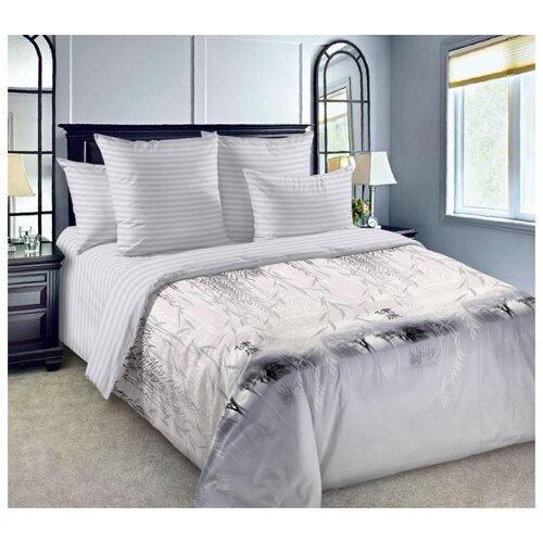 фото Постельное белье «умиротворение 1», перкаль (2 сп с европростыней) текс-дизайн